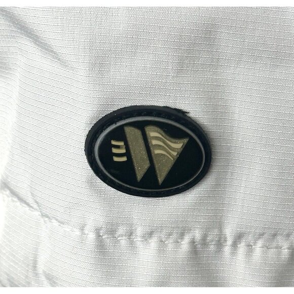 Wetskins Rain Jacket Womens Hooded Waterproof Full Zip Drawstrings White Size S - Picture 10 of 16